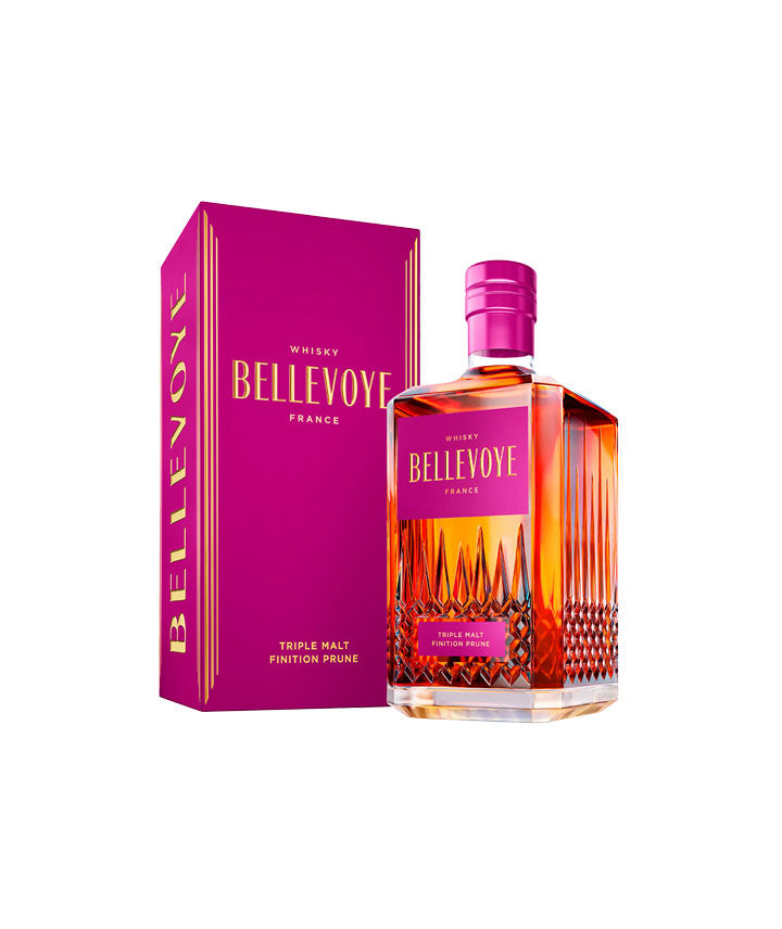 Whisky Bellevoye - Prune triple malt "finition eaux-de-vie de prunes" - France