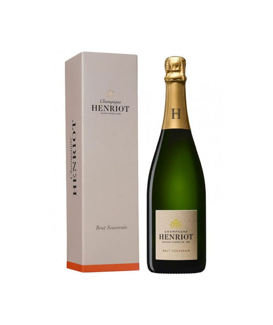 Henriot - Brut Souverain - Champagne LA CAVE vue droite aux Galeries Lafayette Le Gourmet