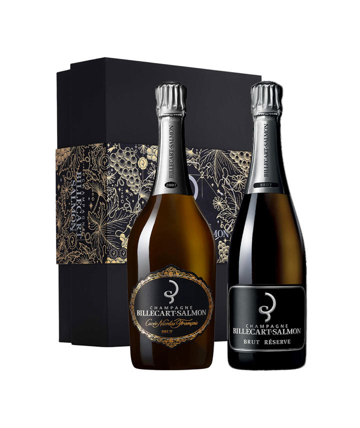 Billecart Salmon coffret d'exception 2 bouteilles