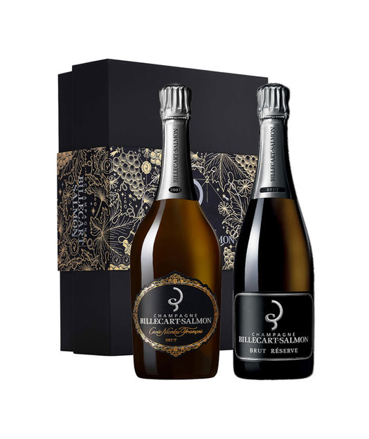 Billecart Salmon coffret d'exception 2 bouteilles