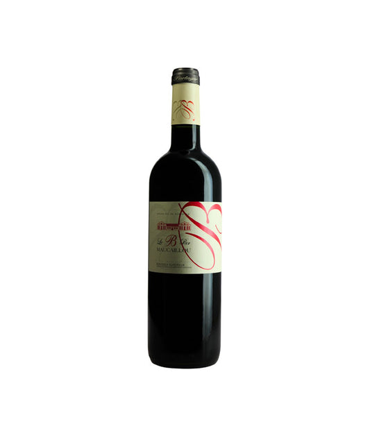 Le B par Maucaillou 2021 - Bordeaux Supérieur Rouge LA CAVE vue droite aux Galeries Lafayette Le Gourmet