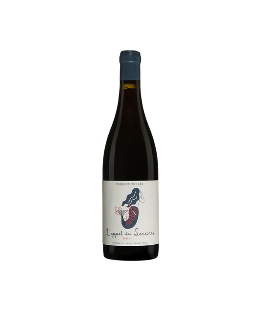 Domaine François Villard - L'Appel des Sereines 2022 - IGP Collines Rhodaniennes Rouge - Rhône LA CAVE vue droite aux Galeries Lafayette Le Gourmet