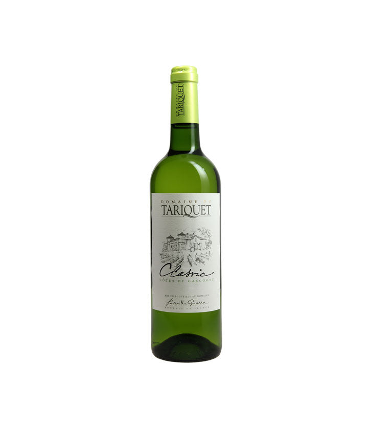 Domaine du Tariquet - ugni-blanc colombard Classic 2024 - IGP Côtes de Gascogne Blanc sec - Sud-Ouest LA CAVE vue droite aux Galeries Lafayette Le Gourmet