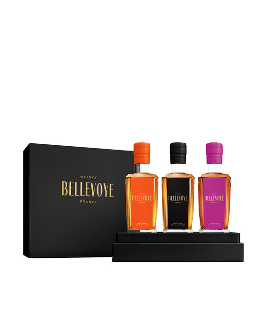 Whisky Bellevoye - Coffret (finitions orange, noir, prune)