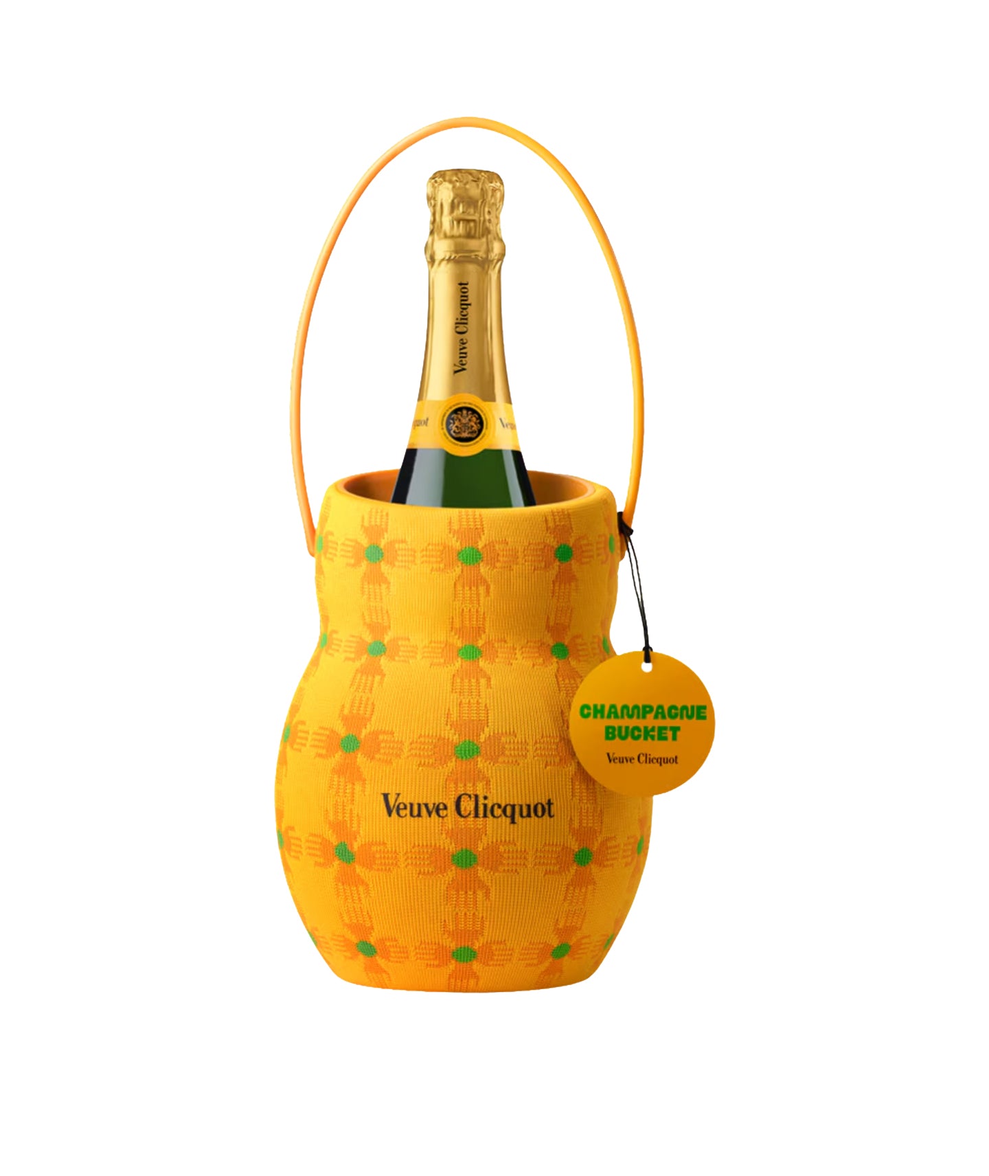 Veuve Clicquot - Carte Jaune Seau Edition Yinka Llori - Champagne VEUVE CLICQUOT vue face aux Galeries Lafayette Le Gourmet
