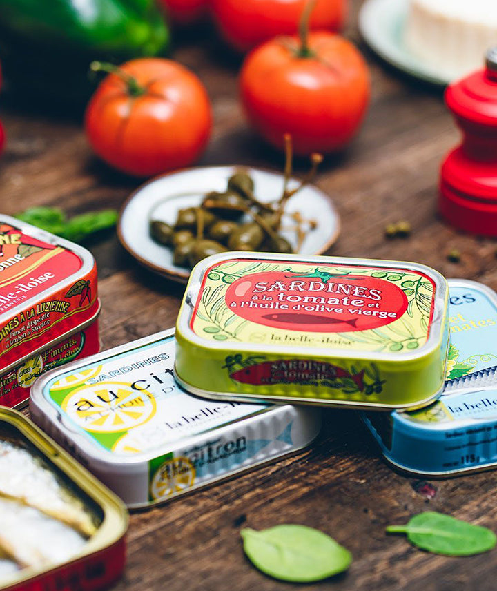 Sardines à la tomate et à l'huile de tournesol