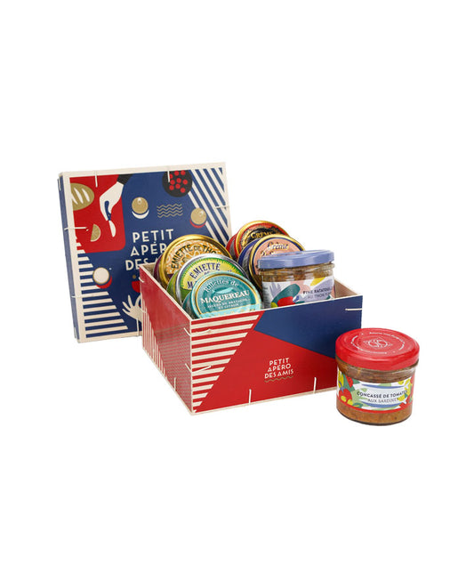 Coffret de 7 tartinables "Petit apéro des amis"