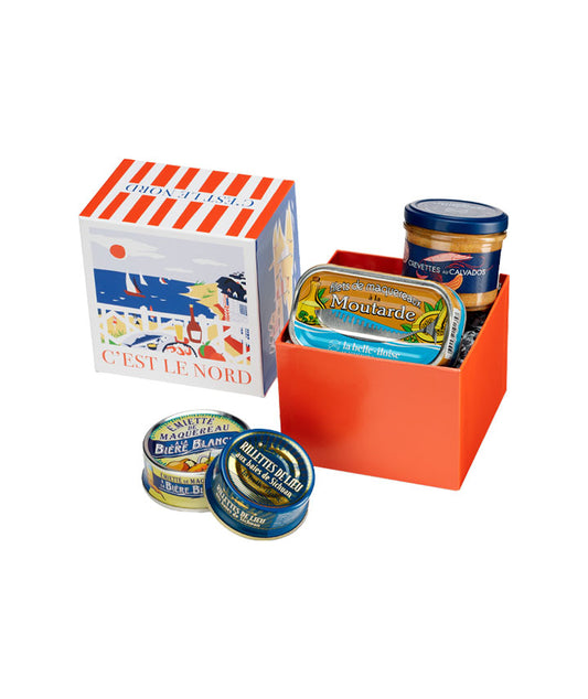 Coffret apéritif - C'est le Nord vue face aux Galeries Lafayette Le Gourmet