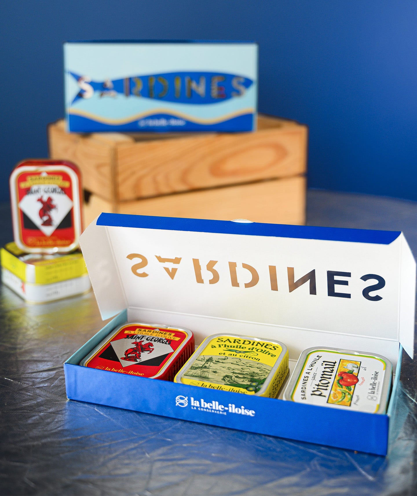 Coffret Sardines la belle-iloise