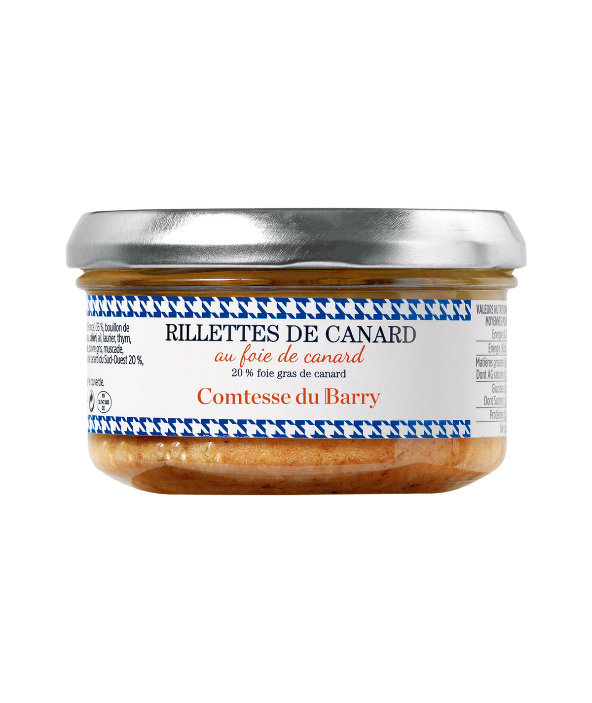 Rillettes de canard au foie de canard