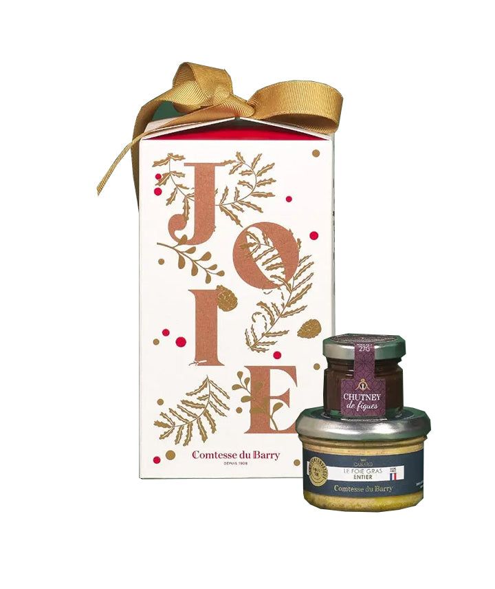 Coffret de foie gras entier de canard et chutney figue - "Joie Dorée"