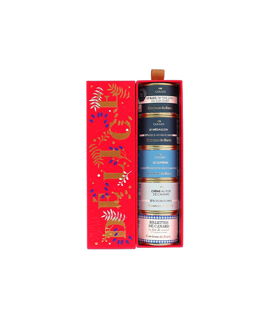 Coffret délice : 5 spécialités au foie gras de canard
