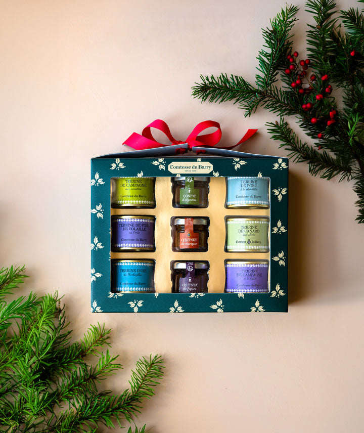Coffret 6 terrines et 3 chutneys