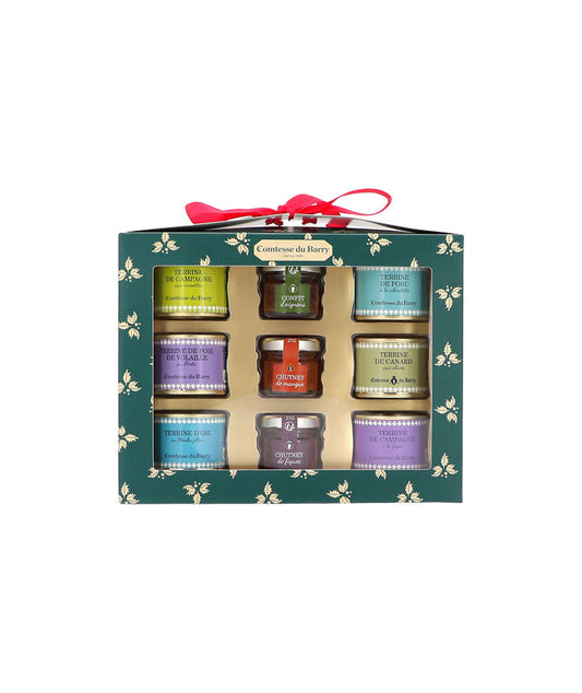 Coffret 6 terrines et 3 chutneys