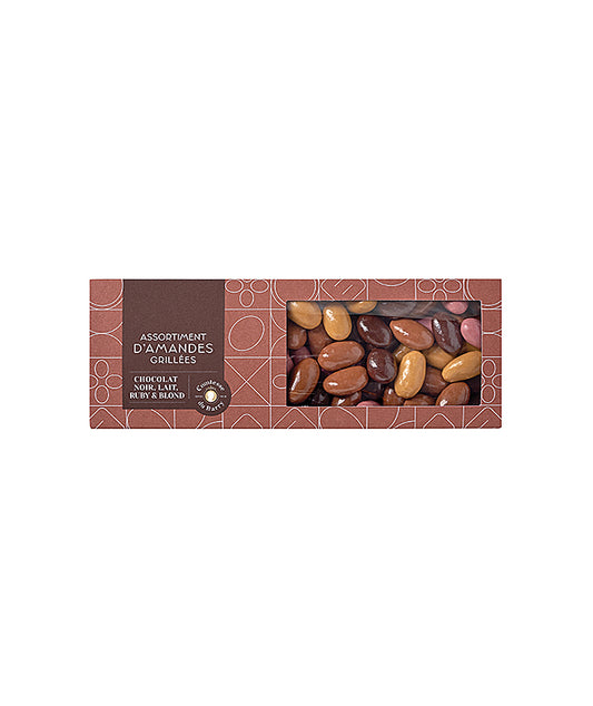 Assortiment d’amandes enrobées