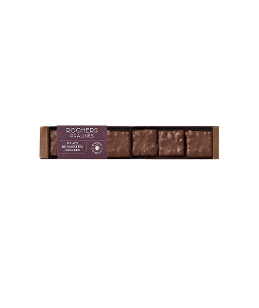 Réglette de 6 rochers au chocolat au lait