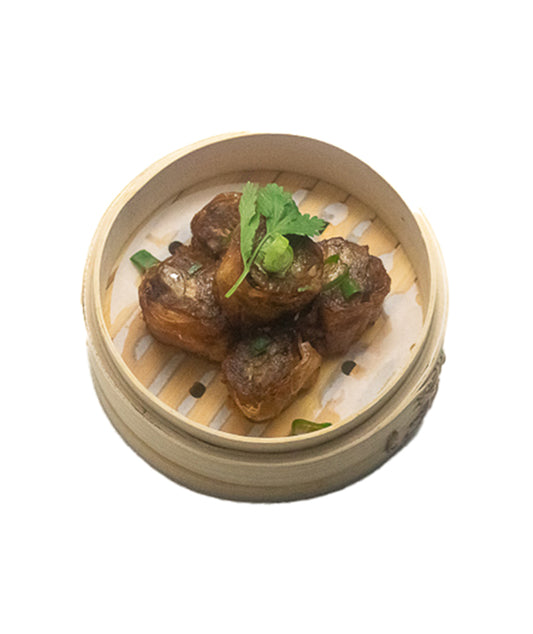 Pièce cocktail au crabe et porc
