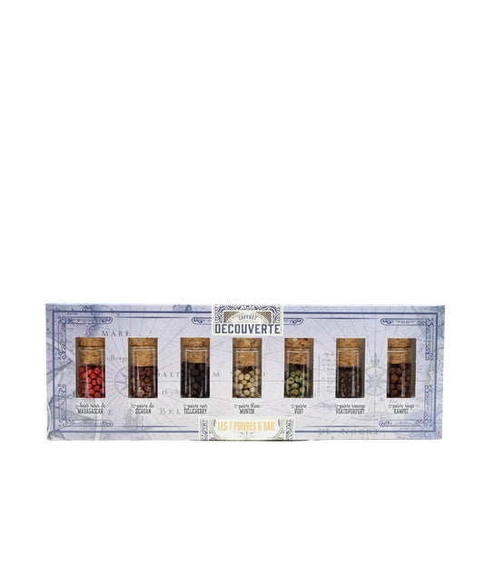 Coffret Découverte “poivres, baie et sels”