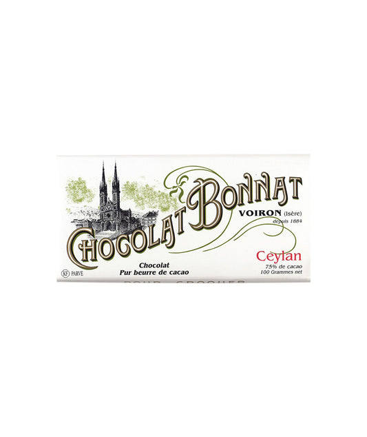 Tablette Ceylan 75 % cacao