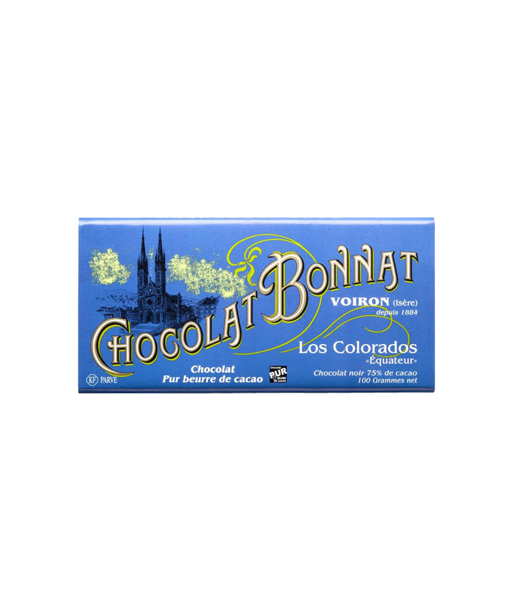 Tablette chocolat noir 75% cacao Los Colorados
