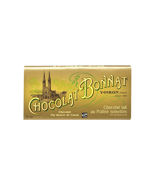 Tablette lait praline noisettes