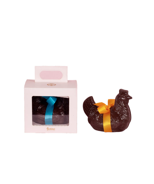 Poule chocolat noir - 100g