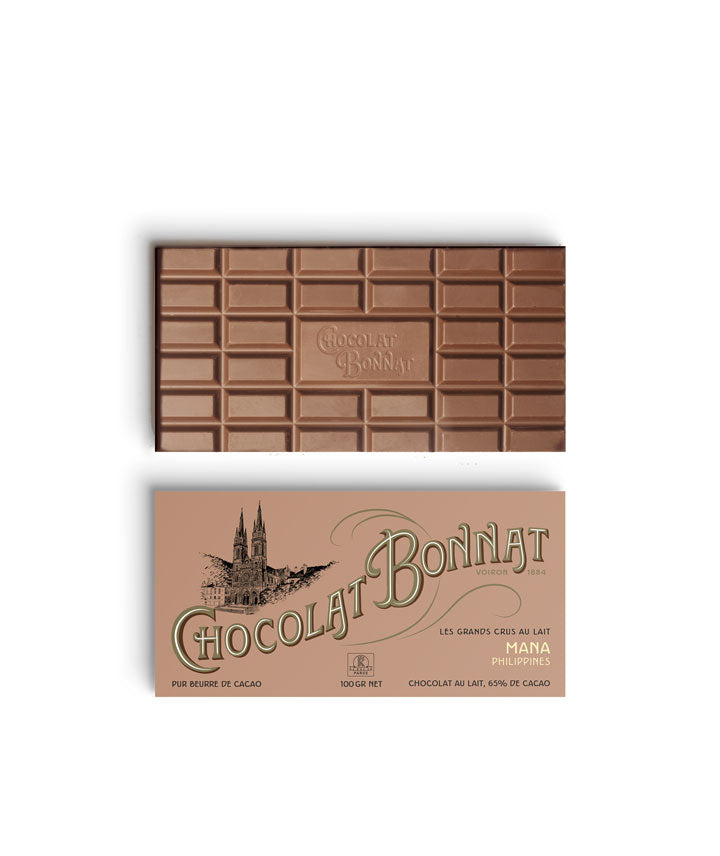 Tablette lait 65% cacao Mana
