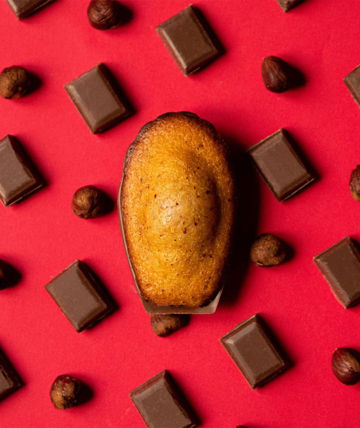 La Madeleine - Noisette coque chocolat lait