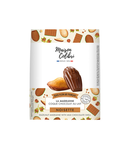 La Madeleine - Noisette coque chocolat lait