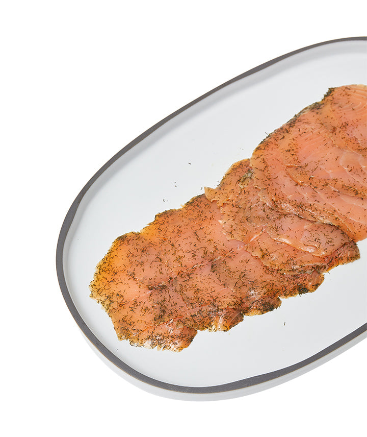 Saumon mariné à l'aneth