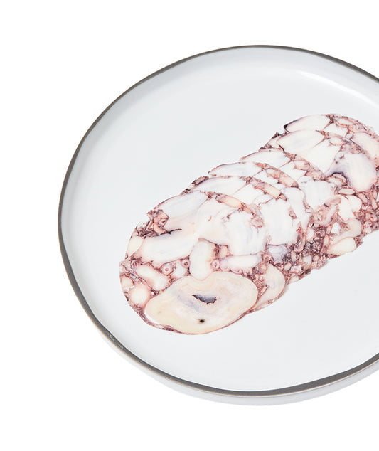 Tranches de carpaccio de poulpe
