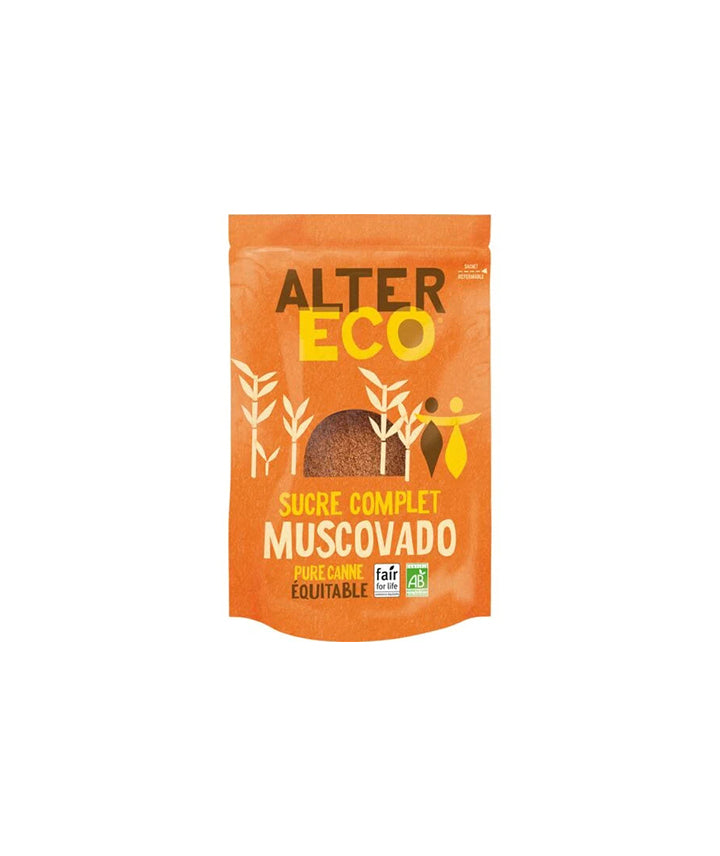 Sucre de canne en poudre muscovado complet Bio