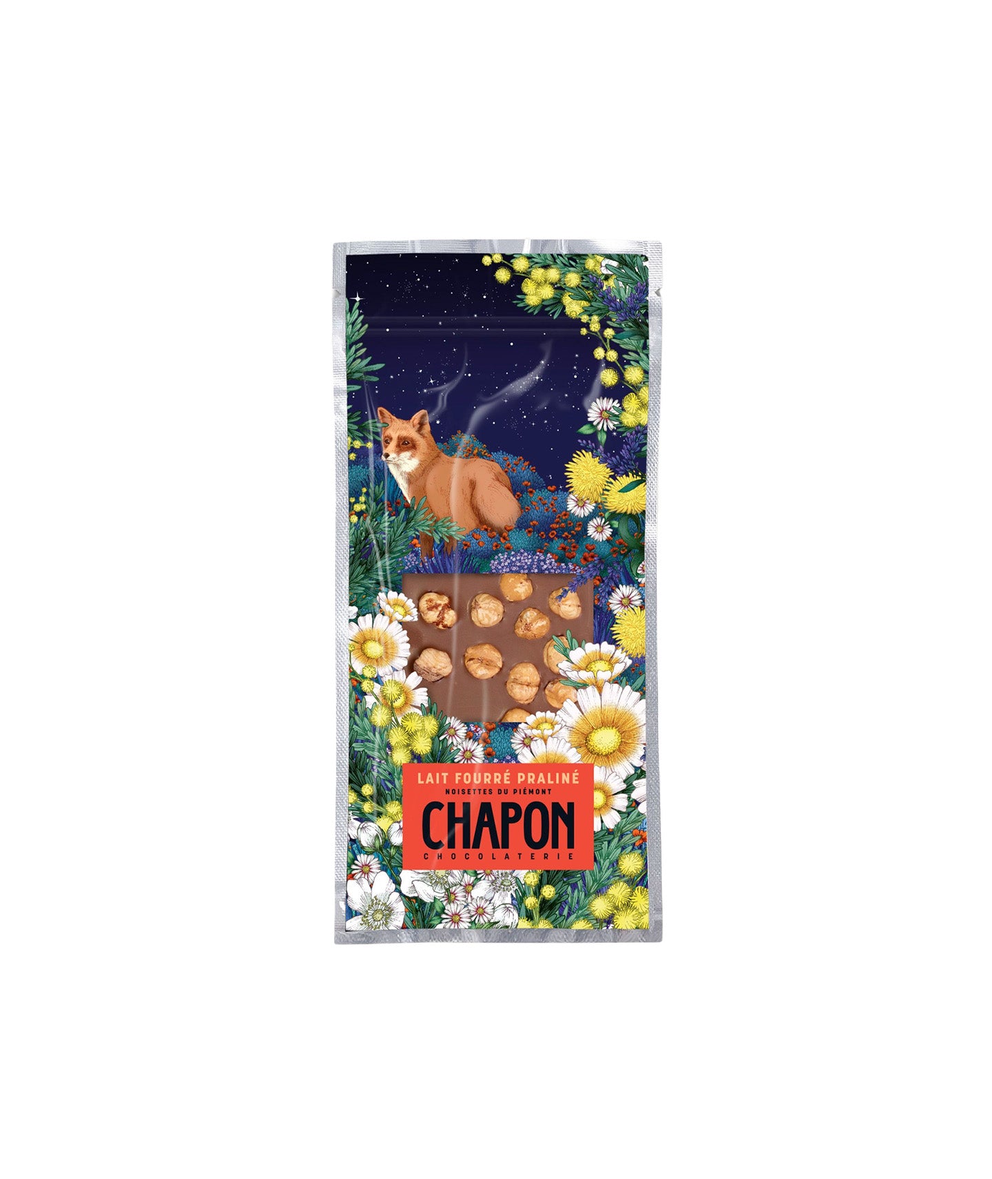 Tablette chocolat au lait aux noisettes entières du Piémont
