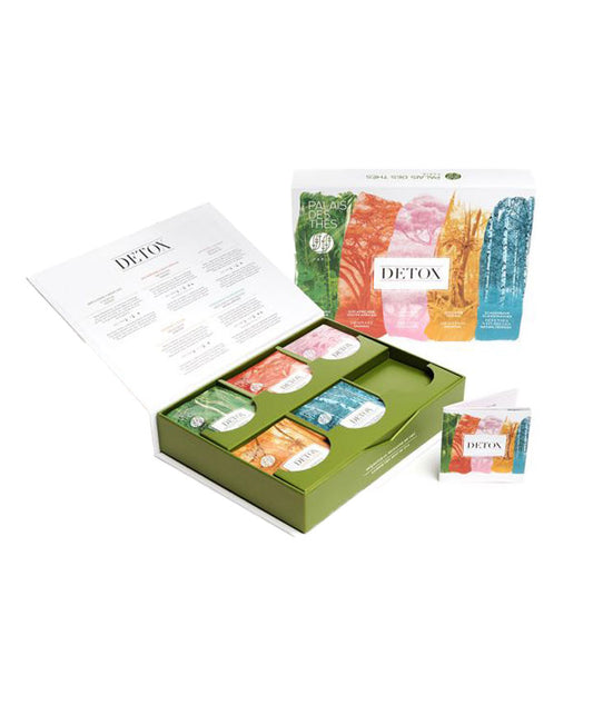 Coffret thés et infusions détox bio - 30 sachets