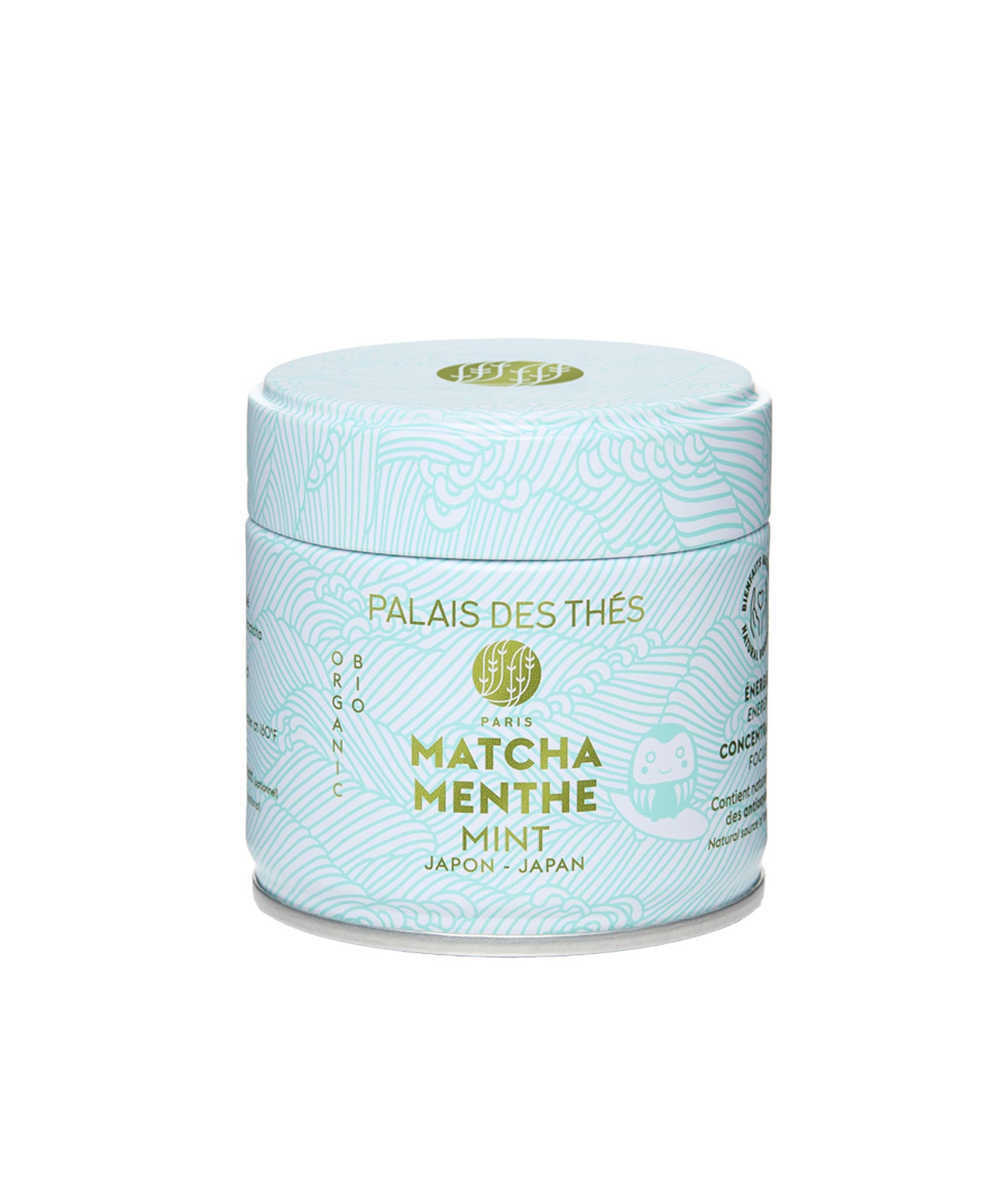 Matcha menthe bio - Boîte métal