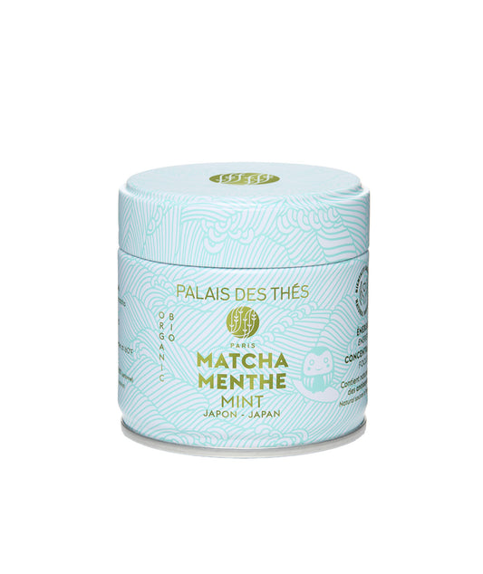 Matcha menthe bio - Boîte métal