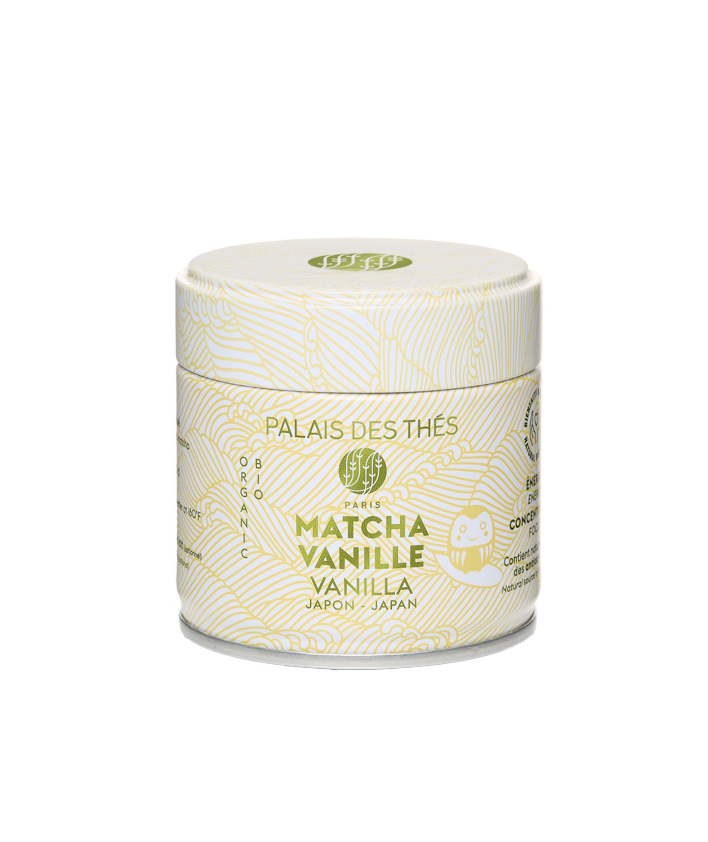 Matcha vanille bio - Boîte métal
