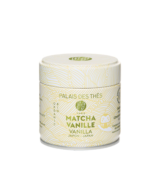 Matcha vanille bio - Boîte métal