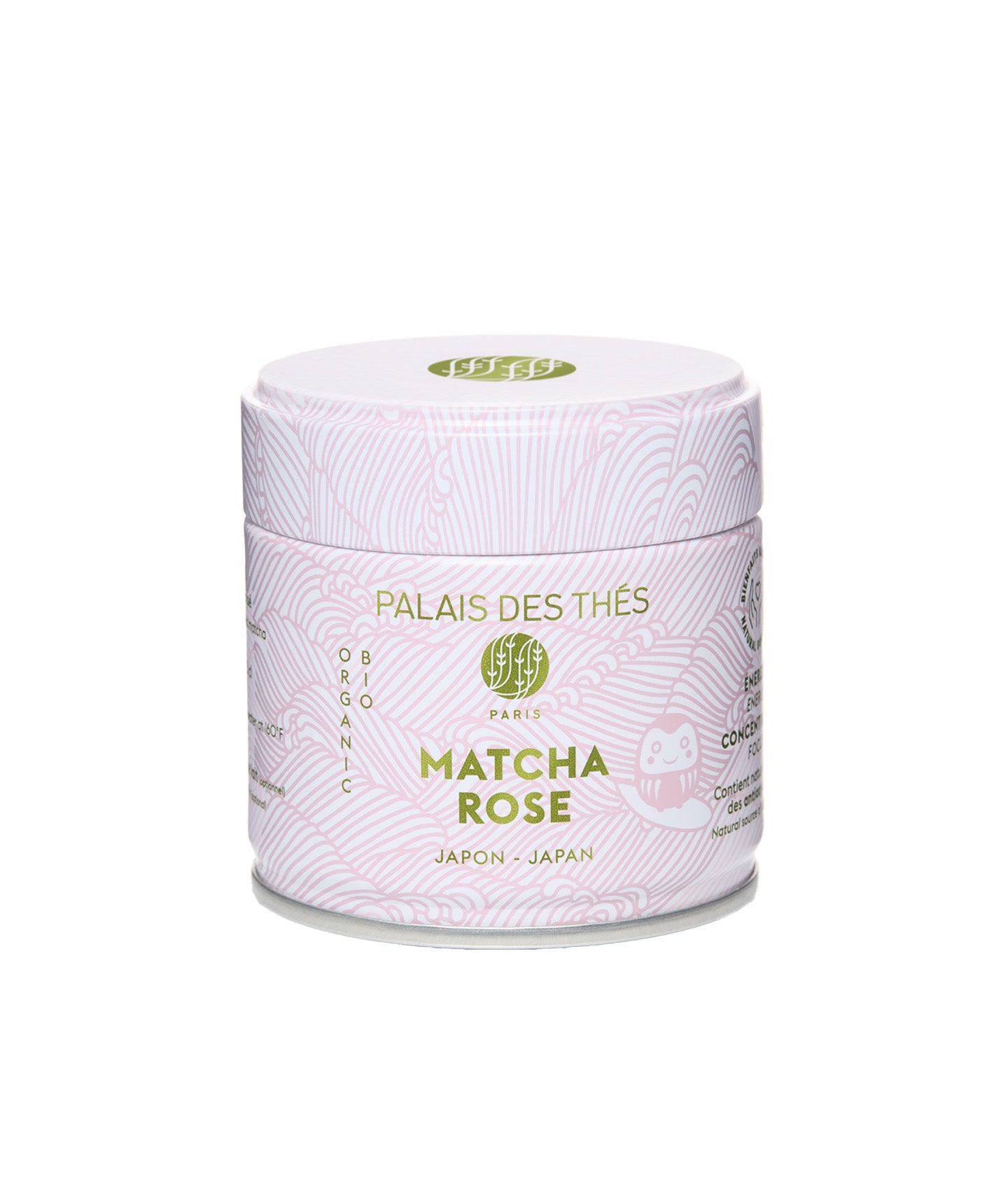 Matcha à la rose bio - Boîte métal