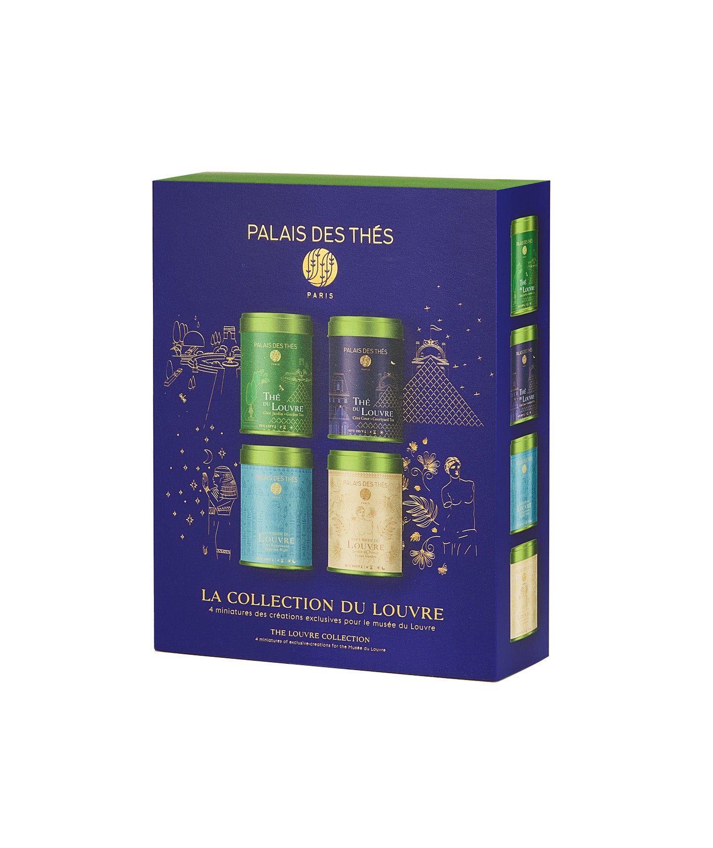 Coffret découverte - 4 miniatures de thés et infusions du Louvre