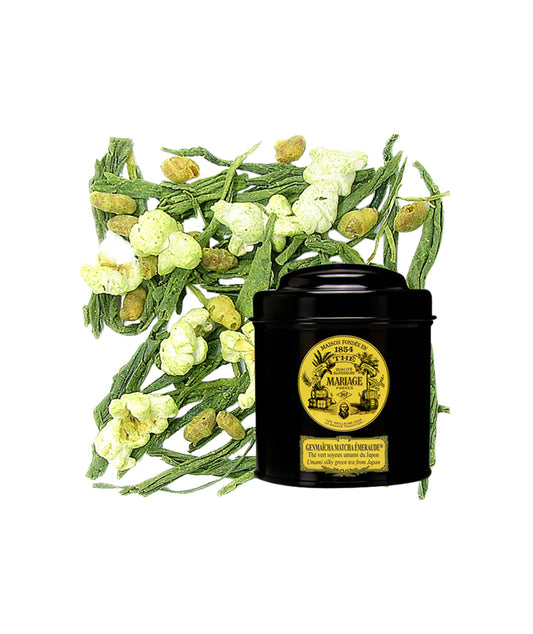 Thé vert Genmaicha Matcha Emeraude - Boîte vrac