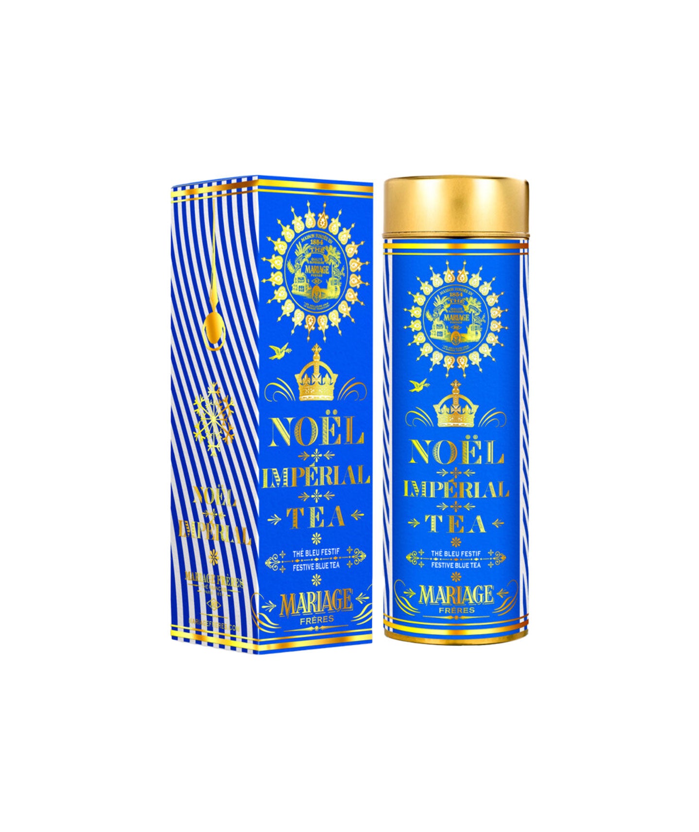 Thé bleu Oolong Noël Impérial - Boîte vrac