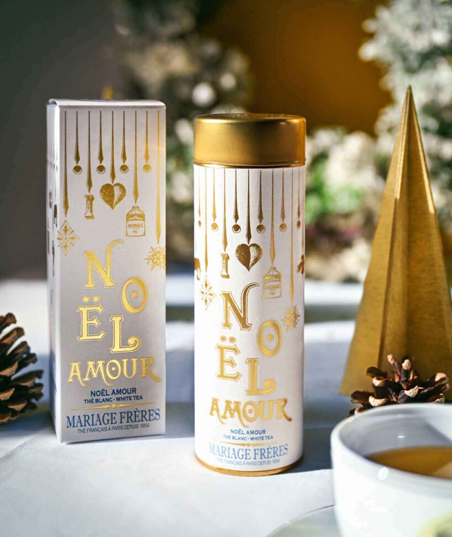 Thé blanc Noël Amour  - Boîte vrac