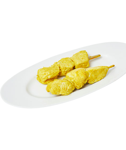 Brochettes de volaille au curcuma