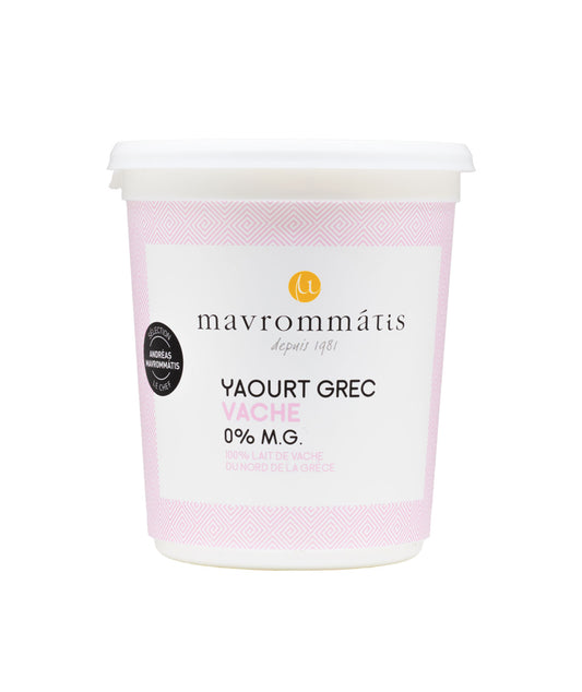 Yaourt grec nature vache 0%