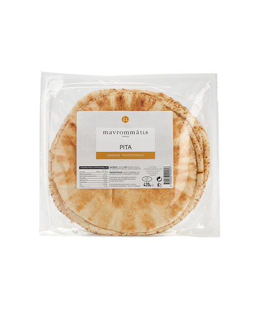 Pain libanais traditionnel - Mavrommatis (sachet de 7 pains)