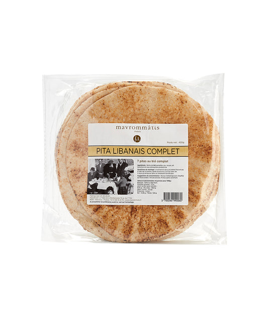 Pain pita libanais complet - sachet de 7 pains