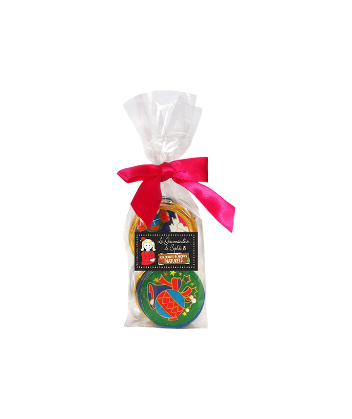 Pièces en chocolat de Noël
