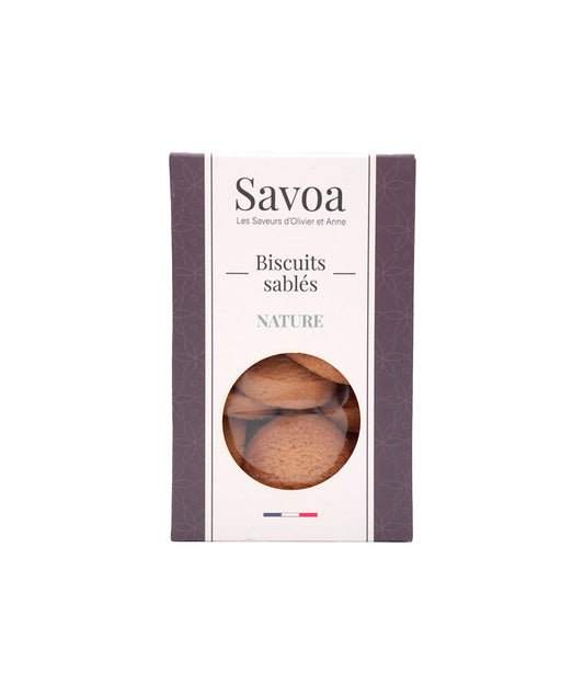 Etui de biscuits sablés nature