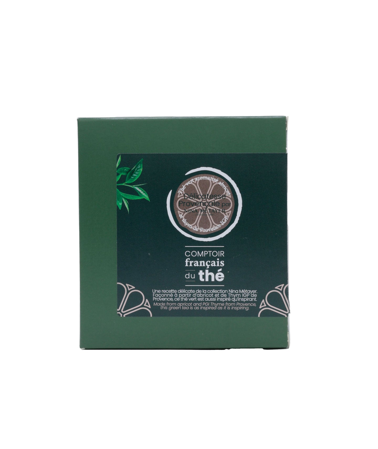 Thé vert à l'abricot Délicatesse Provençale par Nina Métayer - 20 sachets